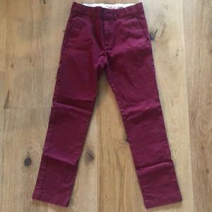 Like new J. Crew maroon pants